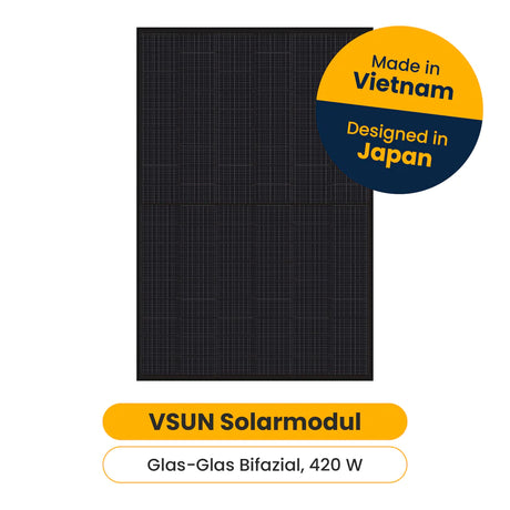 VSUN's 420W Glas-Glas Module für Maximale Effizienz