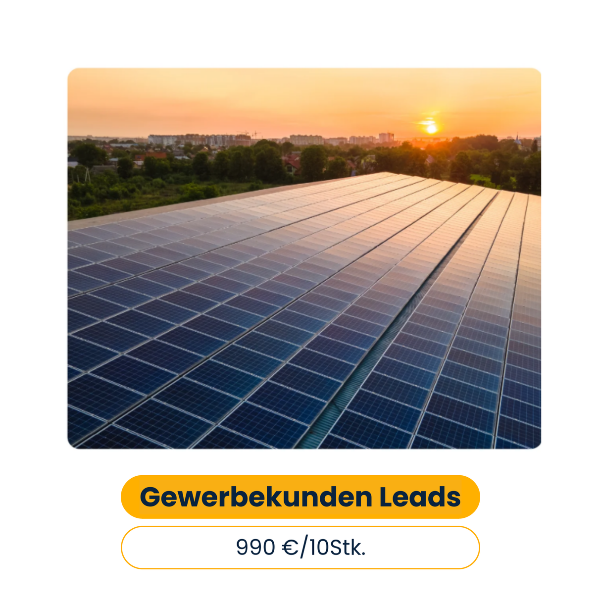 Leads - PV Gewerbekunden (10 Stk.)