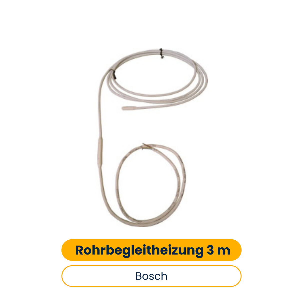 Bosch Zubehör für Luftwärmepumpen Nr. 1405 Rohrbegleitheizung 3 m, 45 W (Art-Nr. 7719003297)