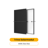 Trina 445W, Glas-Glas, Full Black, Monofacial (Vertex S+ TSM-NEG9R.25)