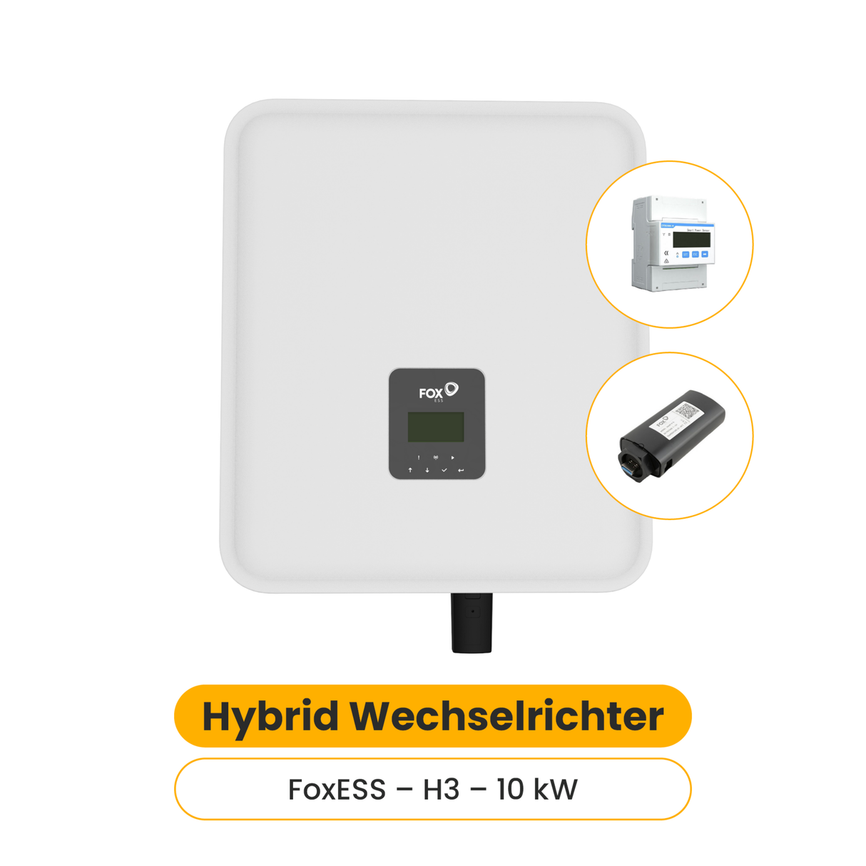 FoxESS H3-10.0-E Hybrid Wechselrichter (inkl. Smartmeter)