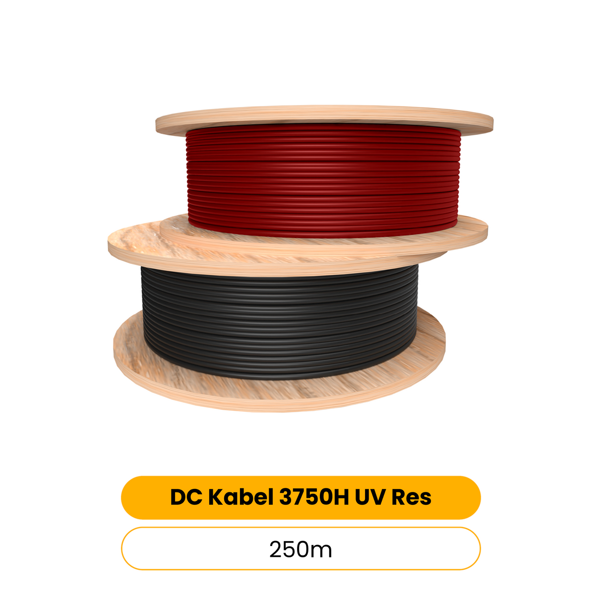 Yonghao Kabel H1Z2Z2-K (2x 4mm² *125m, schwarz/rot)