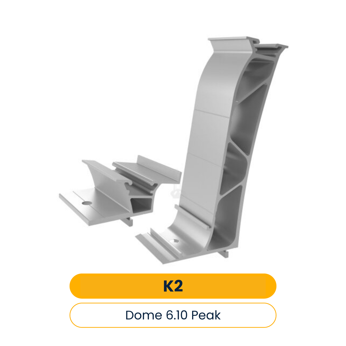 [Neu] K2 Dome 6.10 Peak: Bauteil für die Modul-Aufständerung Art-Nr K2: 2004125