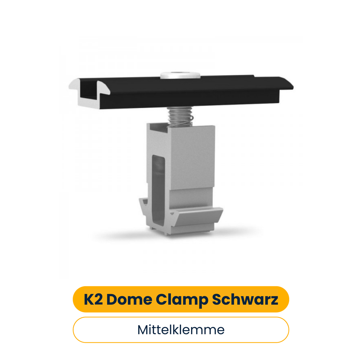 [Neu] K2 Dome Clamp Schwarz: Mittelklemme 30-50mm Art-Nr. K2: 2002609