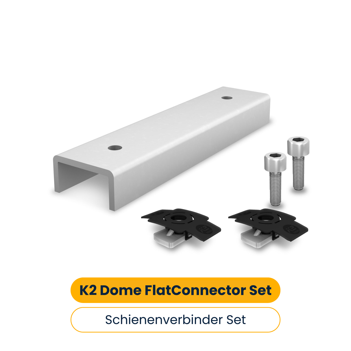 [Neu] K2 Dome FlatConnector Set: Schienenverbinder Set Art-Nr. K2: 1006039