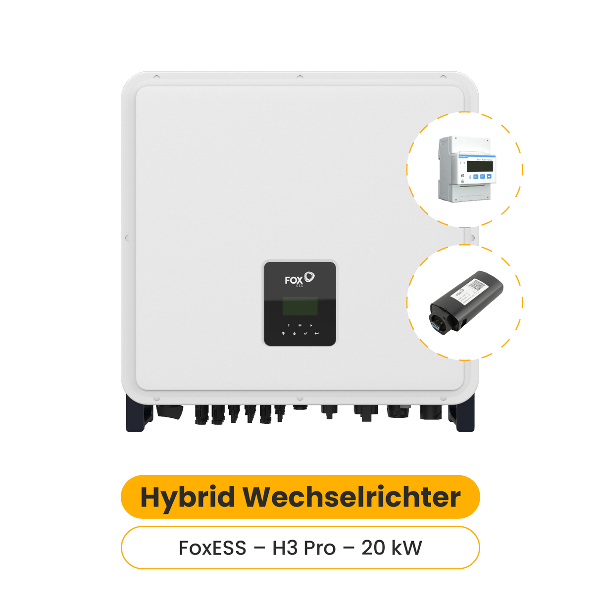 FoxESS H3-Pro-20.0-E Hybrid Wechselrichter (inkl. Smartmeter)