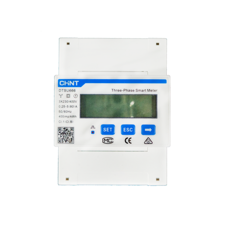 FoxESS Smartmeter DTSU666, with 3xCT, FX, 3-Phase, Dual RS485