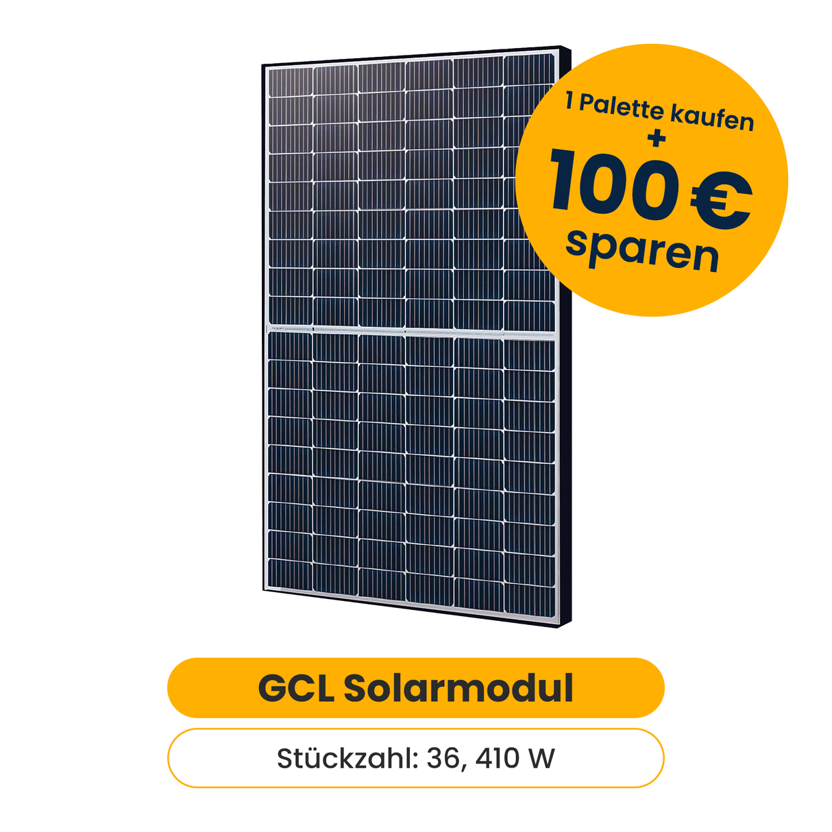 36x GCL Solarmodul 54H 410W
