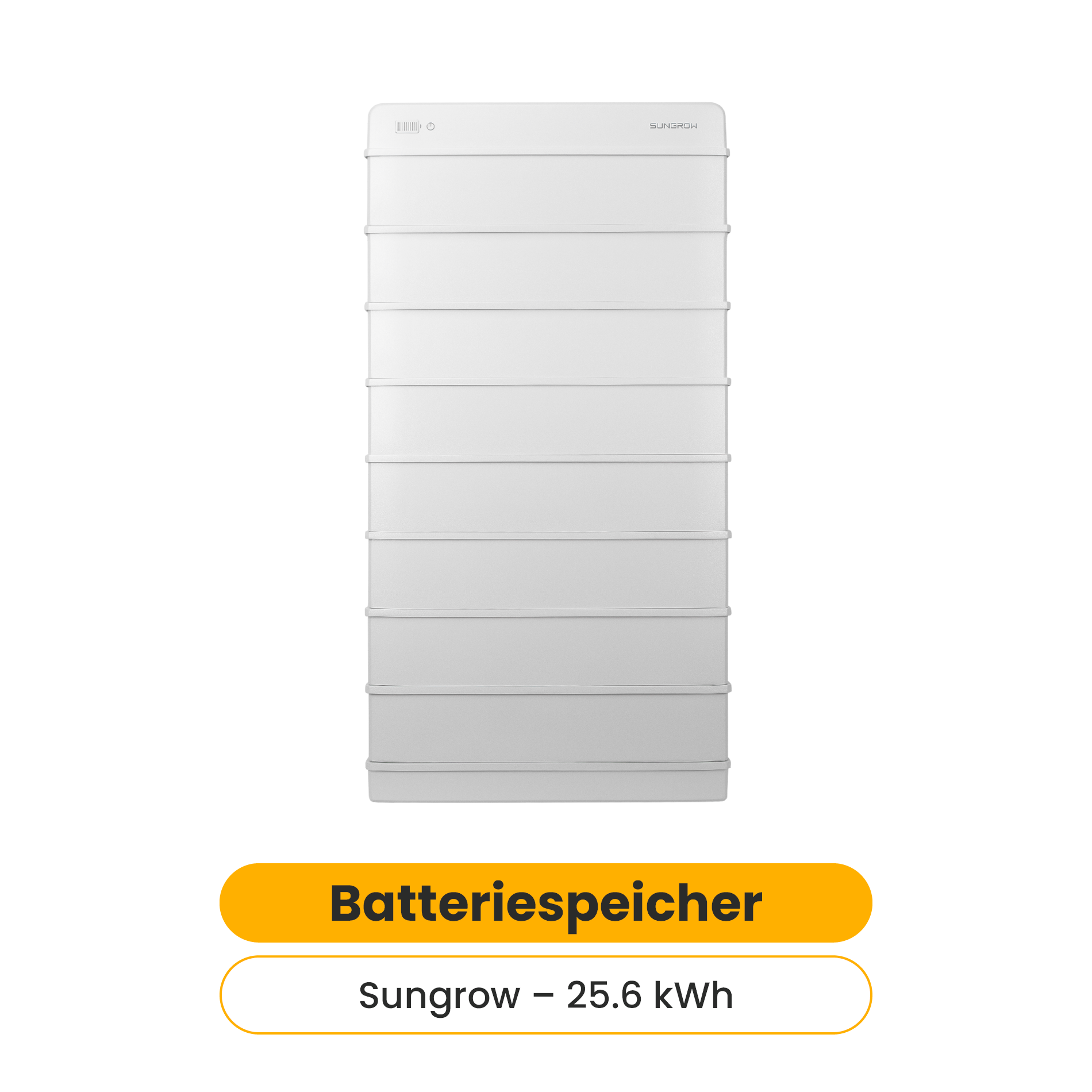 Sungrow 25,6 KWh Solar-Batteriespeicher SBR256 LFP-Hochleistungsbatterie 