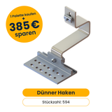 594x Clenergy Dünner Haken | Schrägdach | Palette kaufen und sparen