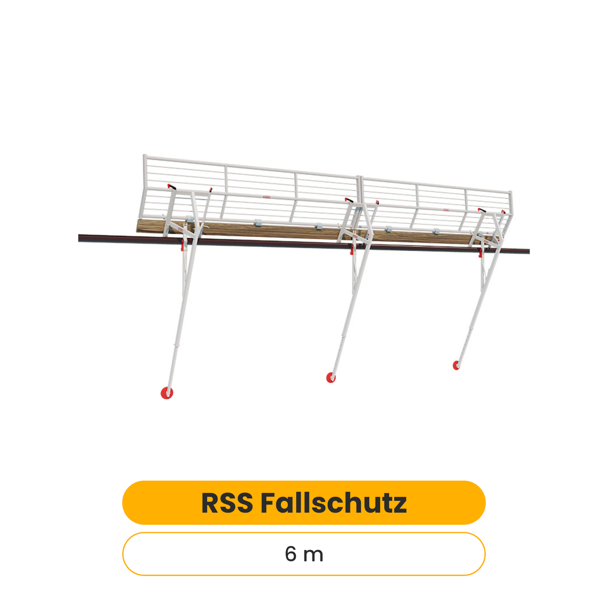 Fallschutzsystem RSS – Steildachsystem (6m)