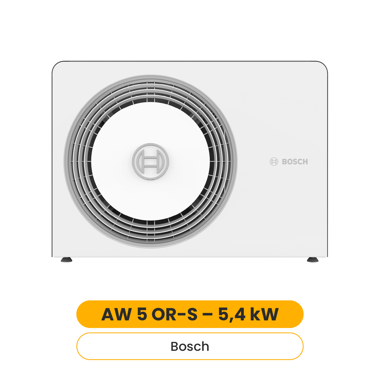Bosch Compress AW 5 OR-S Monoblock-Außeneinheit, Baureihe CS5800/6800i, 5,4 kW
