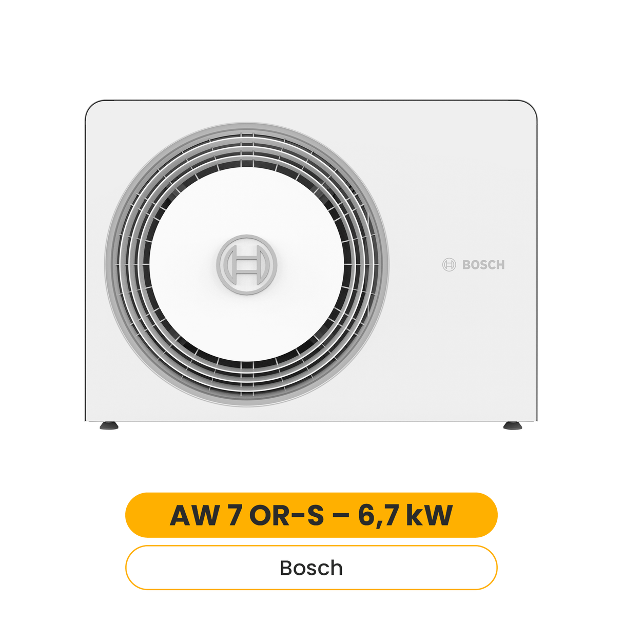 BOSCH Compress AW 7 OR-S Monoblock-Außeneinheit, Baureihe CS5800/6800i, 6,7 kW