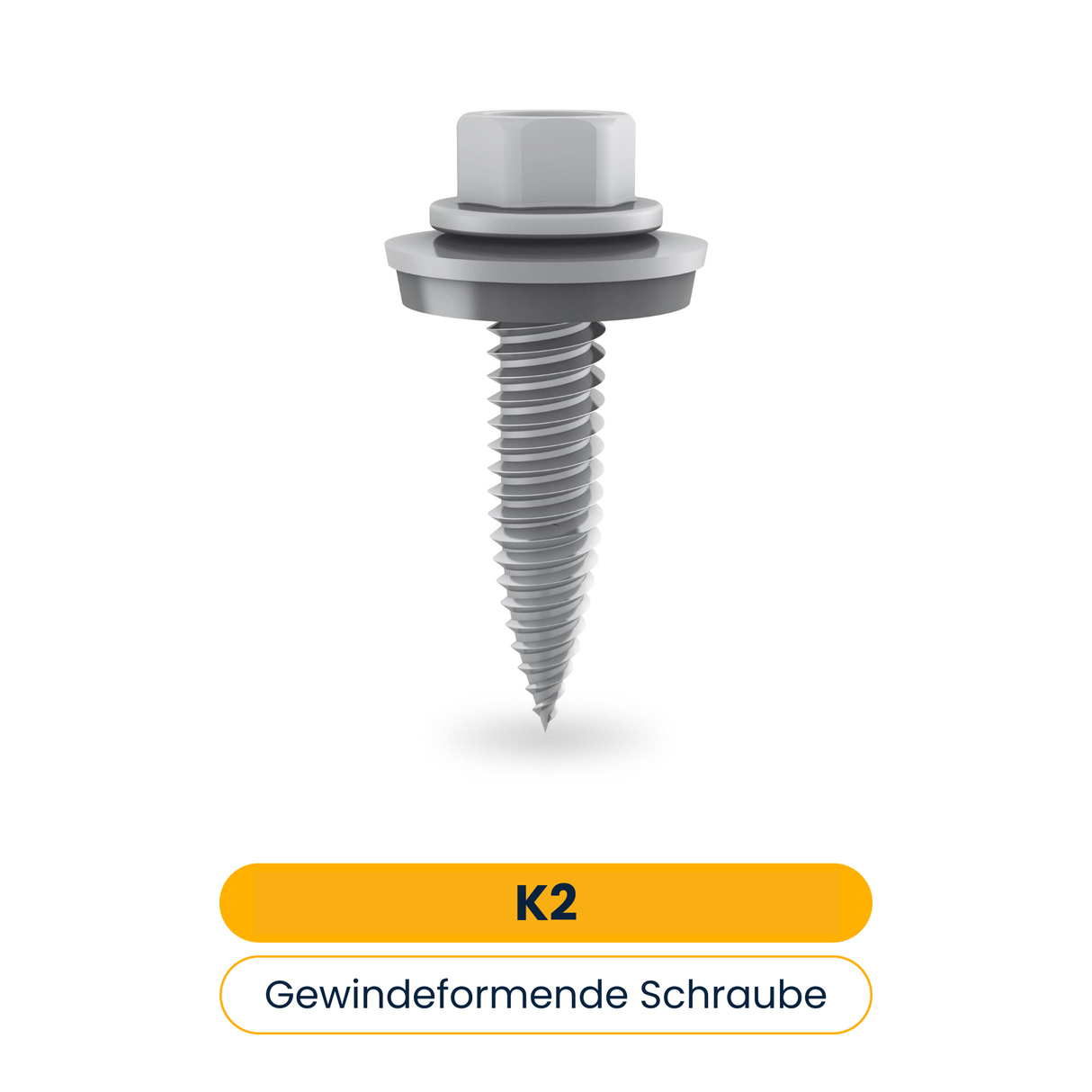 [Neu] K2 Gewindeformende Schraube mit Dichtscheibe Art-Nr. K2: 1005207