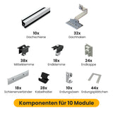 1299€ Deal: 10x (430W Module & UK Dünner Haken)