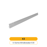 [Neu] K2 S-Dome Windbreaker 6.10 (für Modullängen von 1448-1779mm): Windleitblech Art-Nr. K2: 2003249