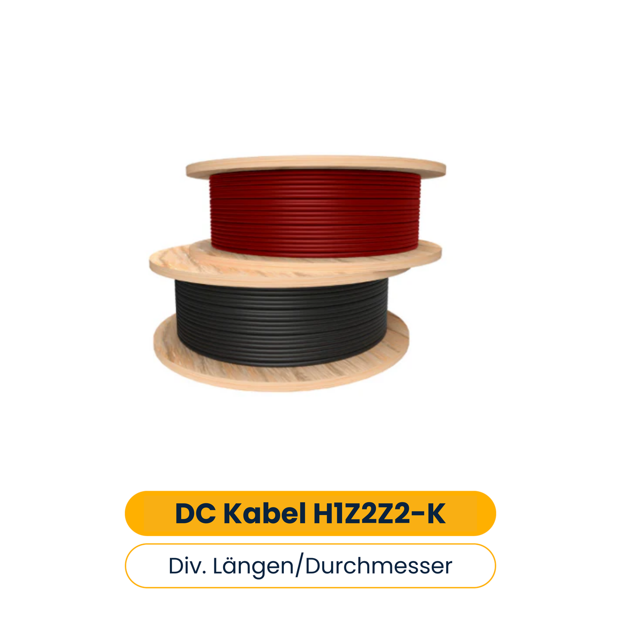 Yonghao Kabel H1Z2Z2-K (Verschiedene Längen / Breiten / Farben)