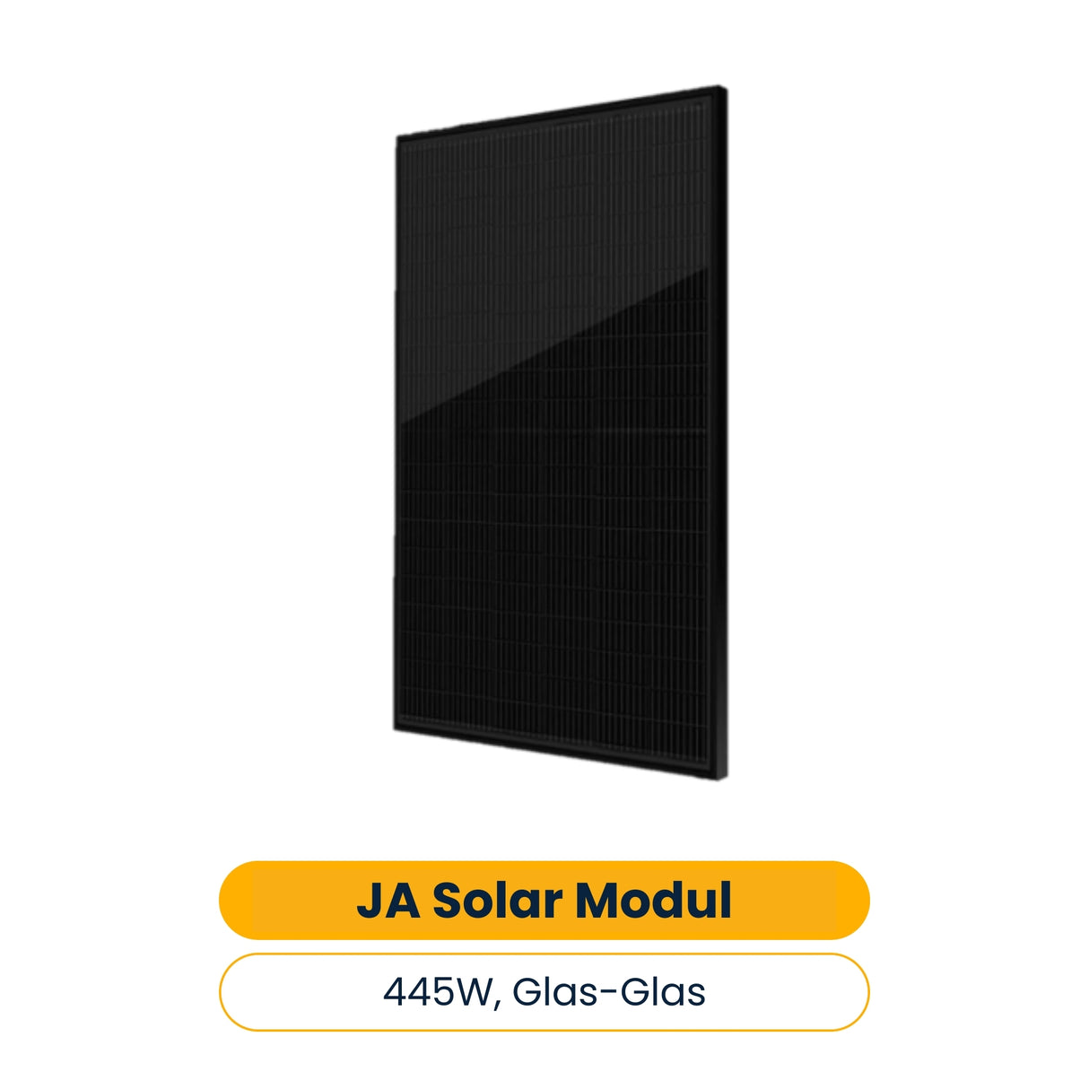 JA Solar 445W Doppelglas, Full Black (JAM54D41)