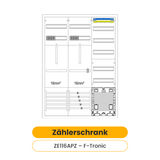 F-Tronic Zählerschrank, dreireihig (ZE116APZ)