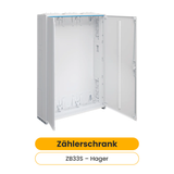 Hager Zählerschrank, dreireihig (ZB33S)